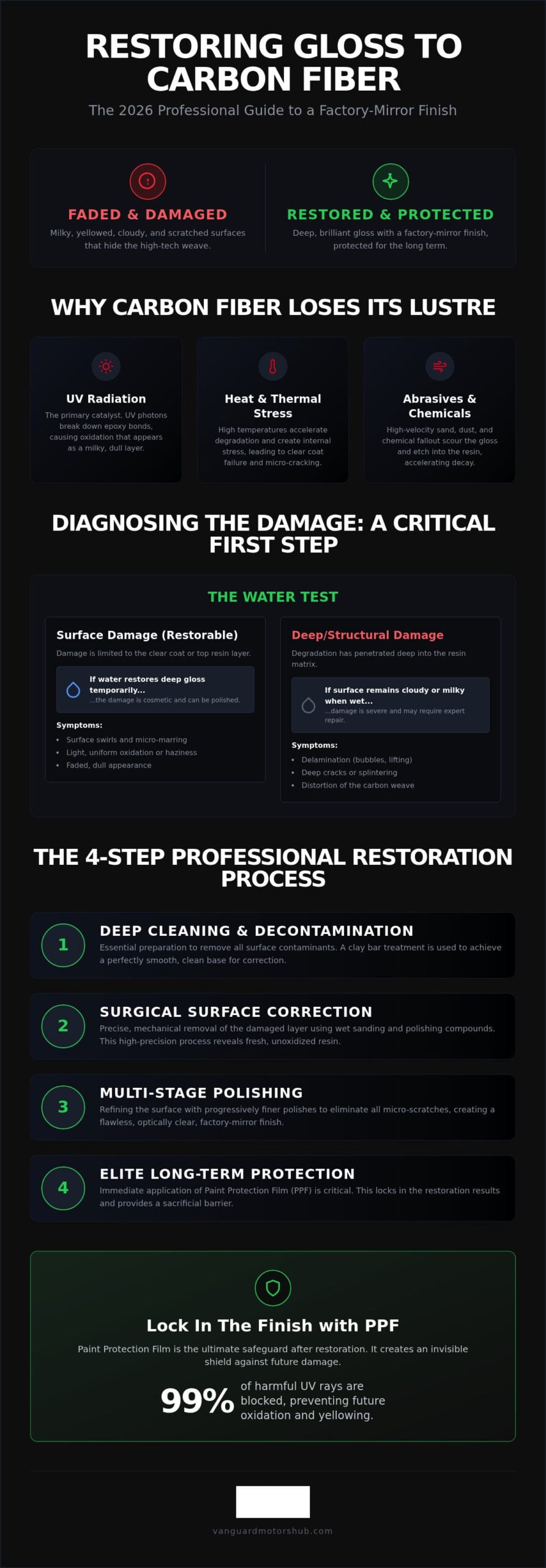 Restoring Gloss to Carbon Fiber Parts: The 2026 Professional Restoration Guide