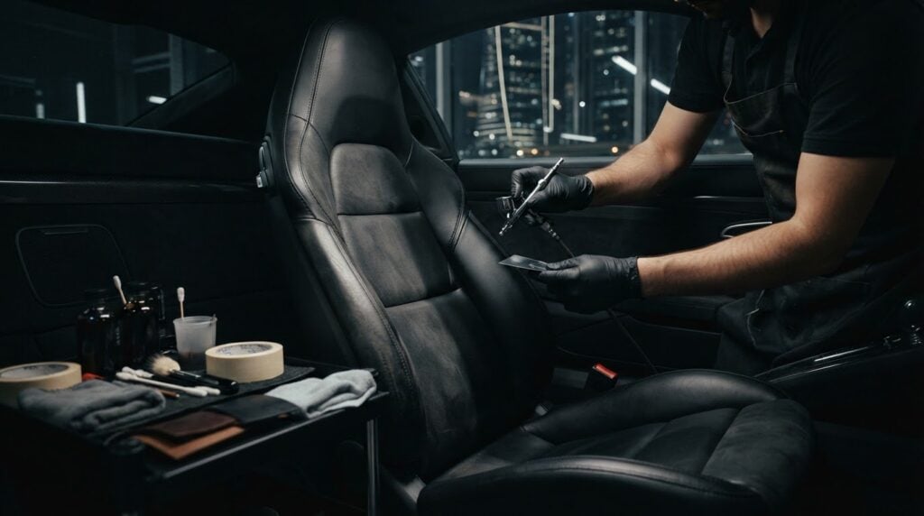 Automotive Leather Recoloring Service: Restore Your Car Interior