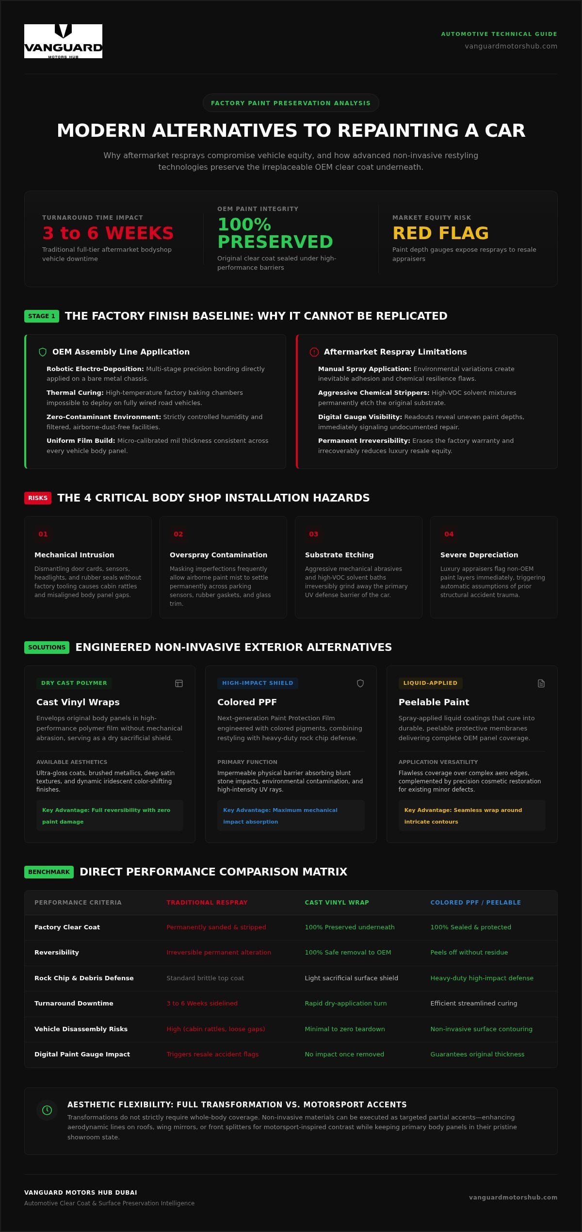 Top Alternatives to Repainting a Car in 2026: The Complete Comparison Guide